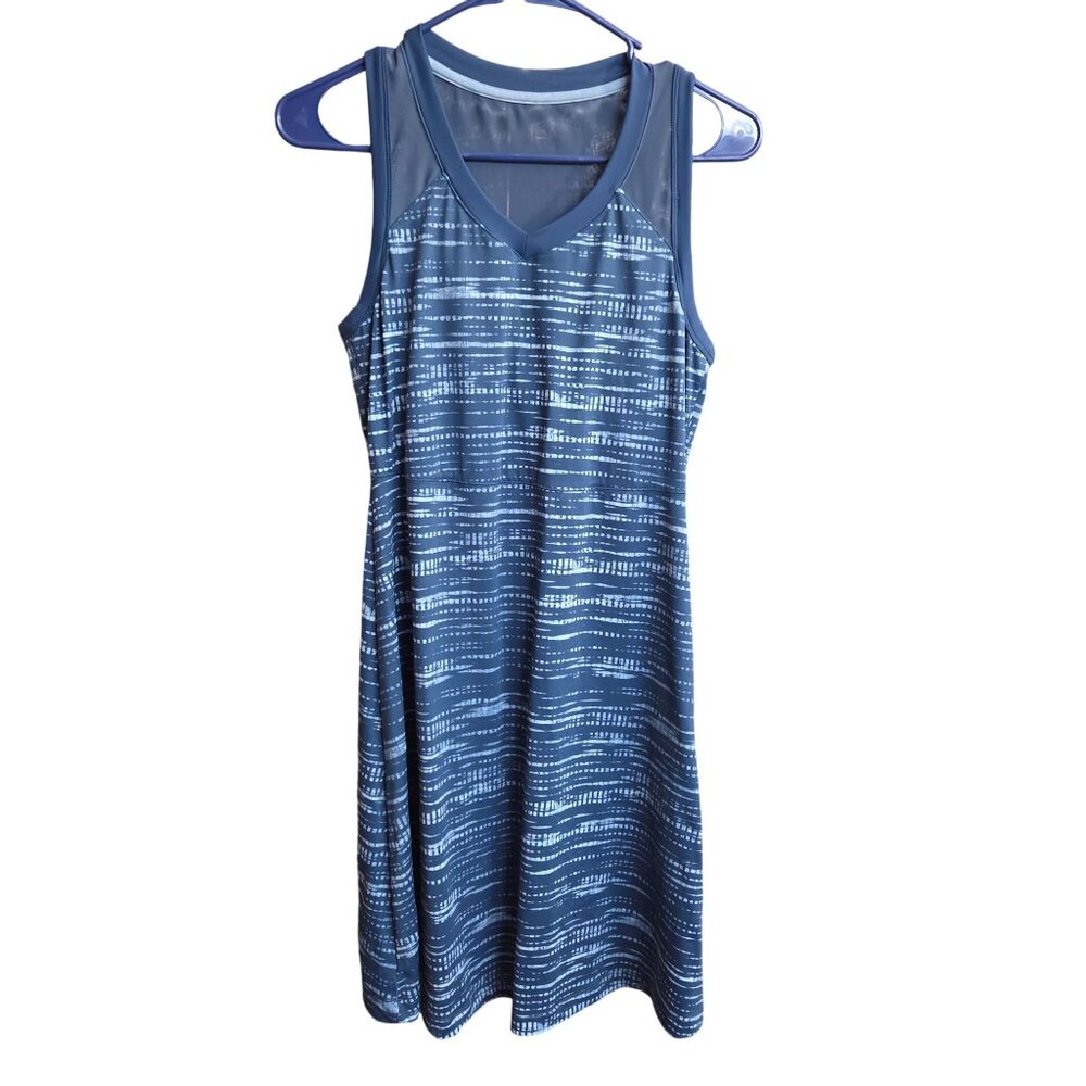 Title Nine Boss Dress‎ in Pulse Blue Gray Built-In Bra Size Small